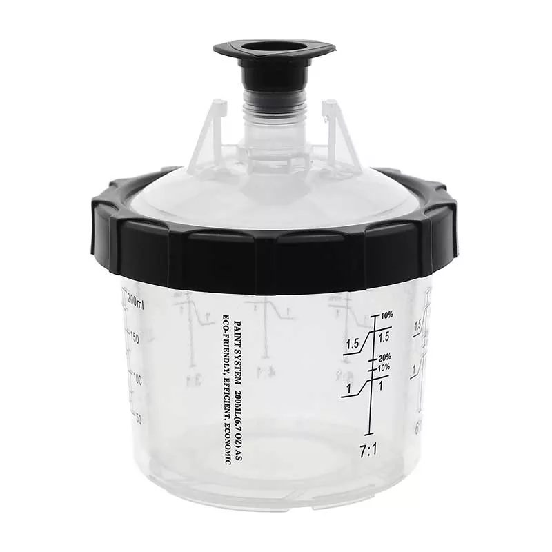 200ML ڈسپوزایبل پینٹ کپ سسٹم 1.0 آٹوموٹیو اور انڈسٹریل سپرے پینٹنگ کی کارکردگی کو کیسے تبدیل کرتا ہے؟