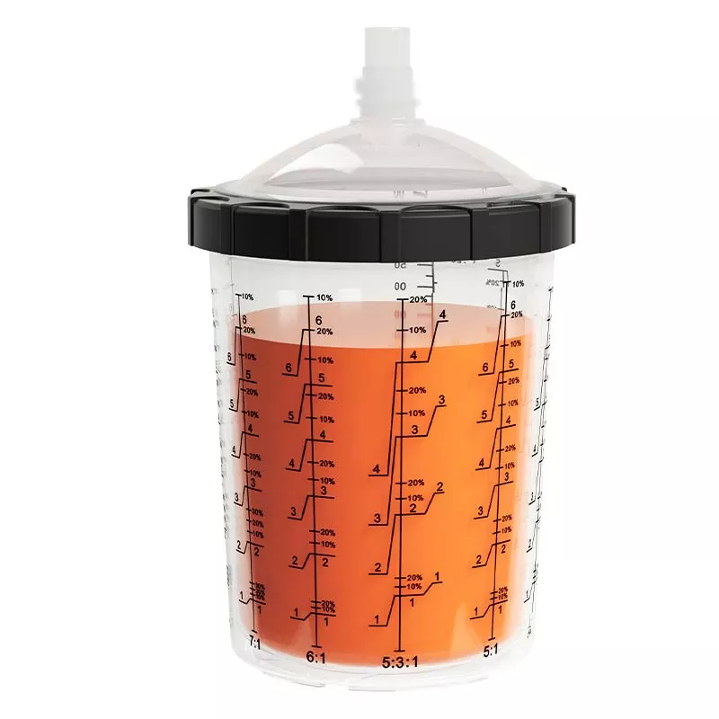 850ML ڈسپوزایبل پینٹ کپ سسٹم 4.0
